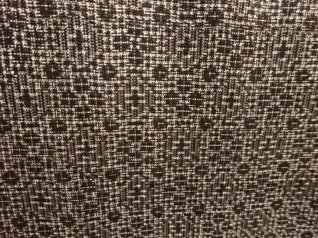 JAPANESE KIMONO / ANTIQUE KIMONO / SILK / DORO OSHIMA TSUMUGI / WOVEN RHOMBUS